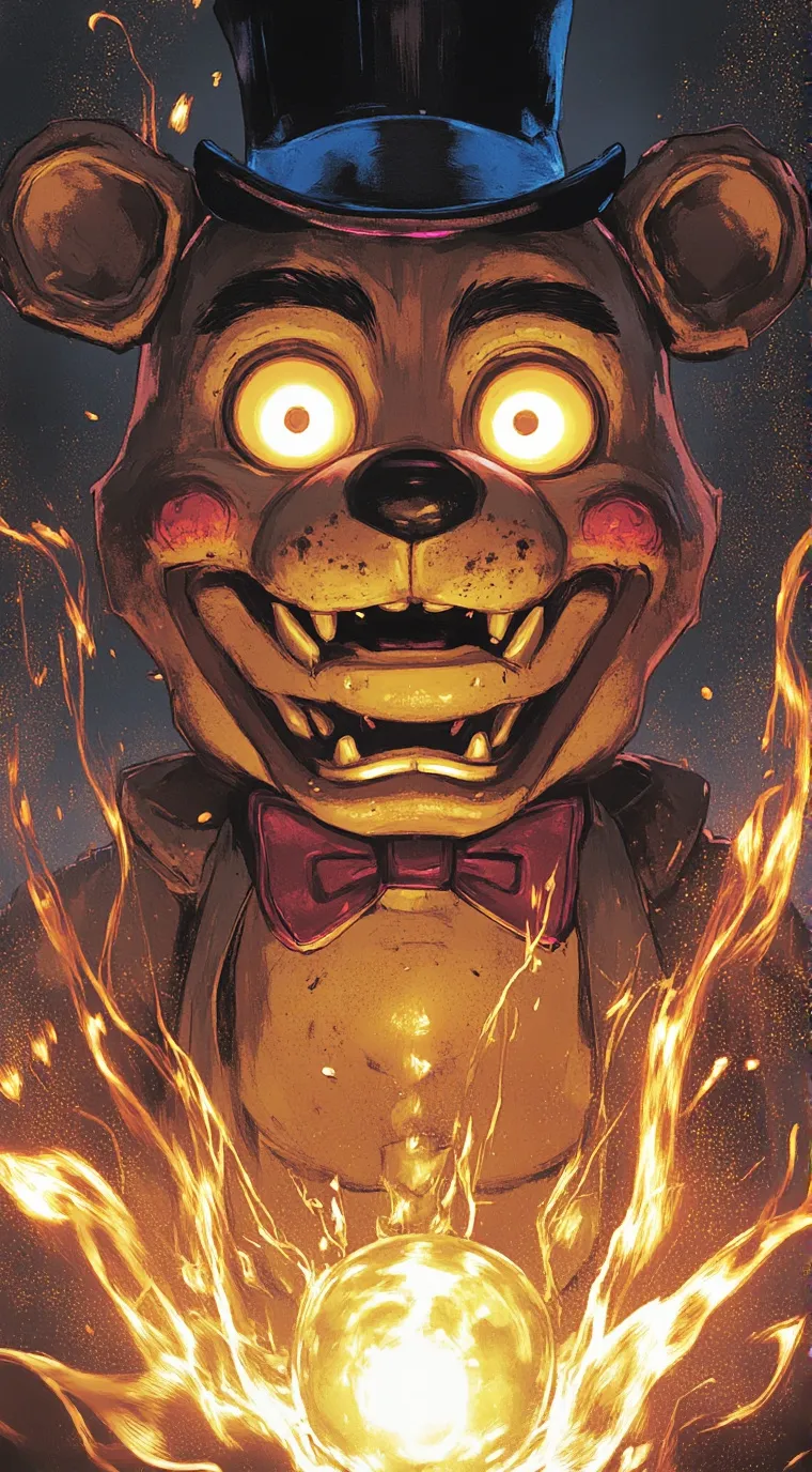 ai character: Foxy lost his hook background