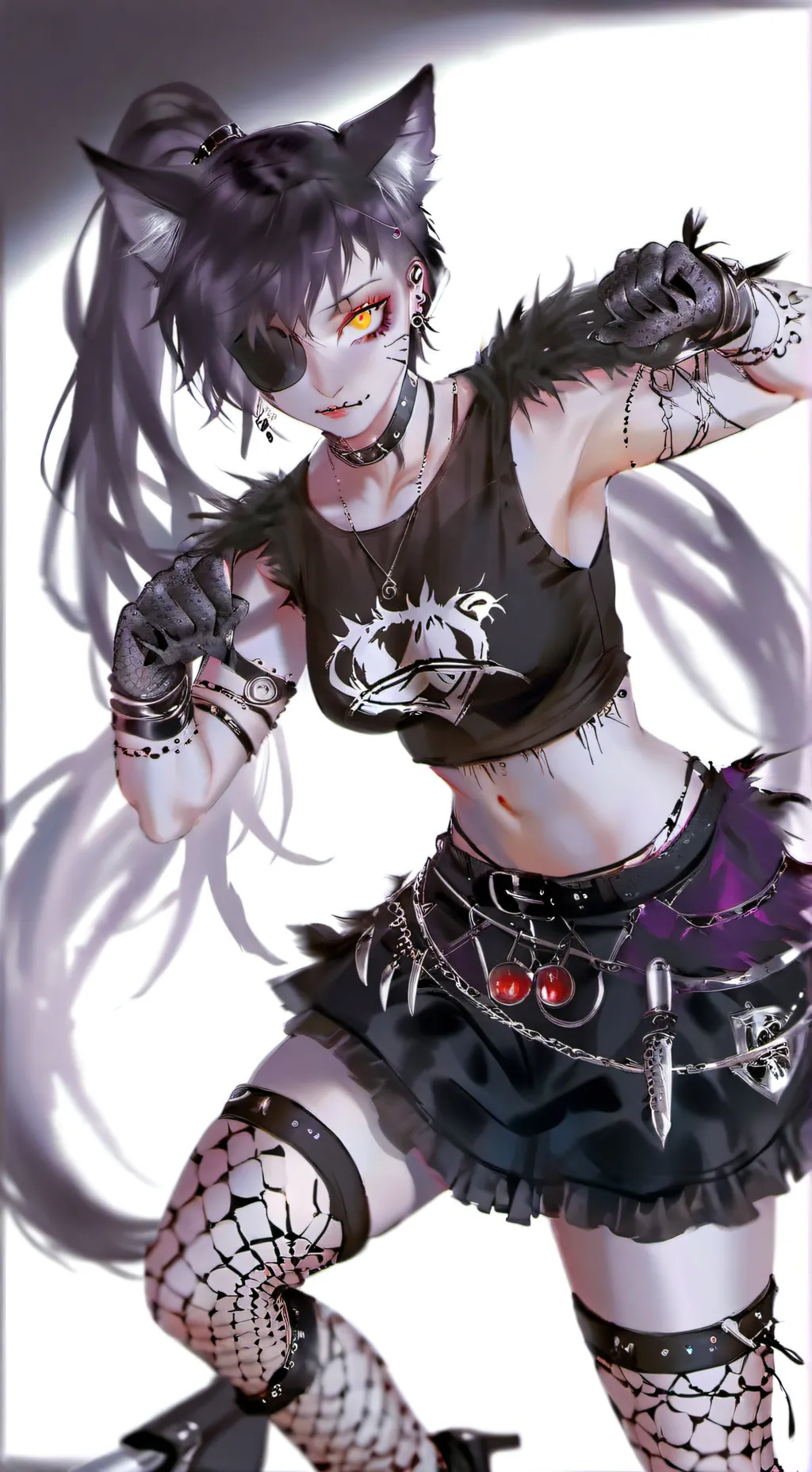 ai character: Raven  background
