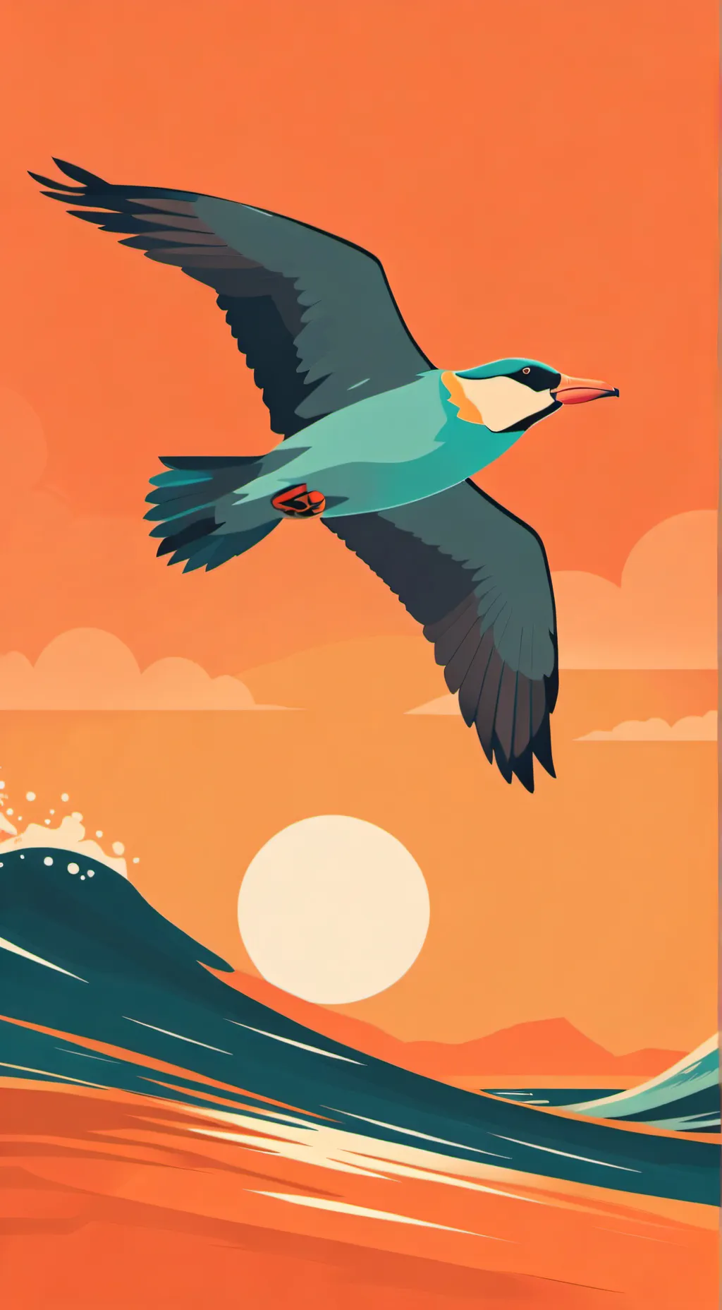 ai character: Smilling school background