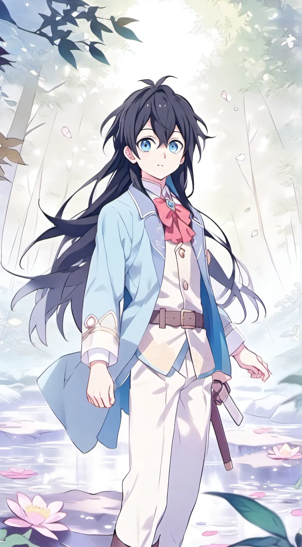 ai character: Muichiro tokito  background