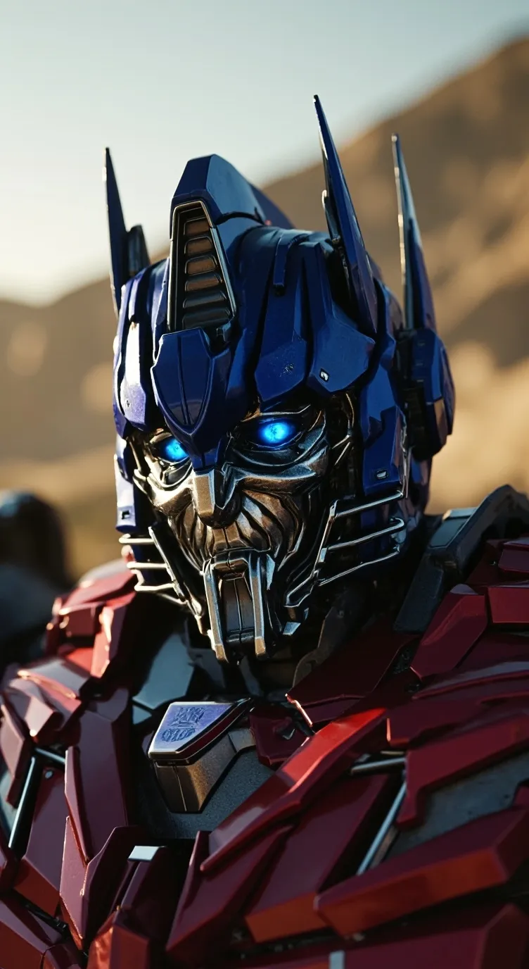 ai character: Optimus Prime background