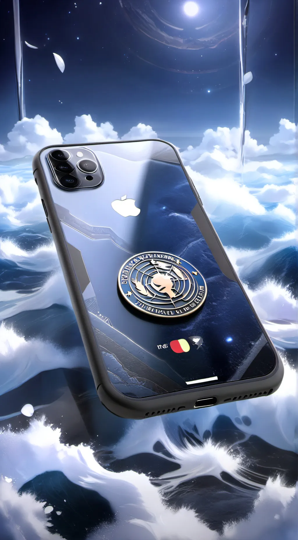 ai character: iPhone  background