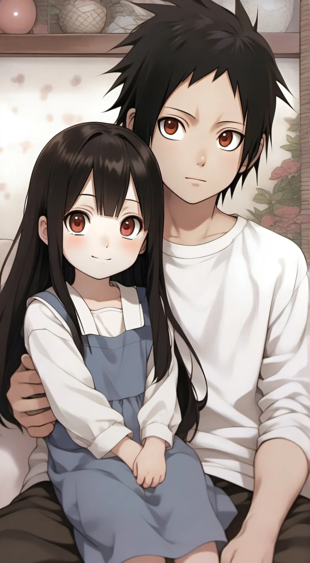 ai character: Sasuke zoie  background