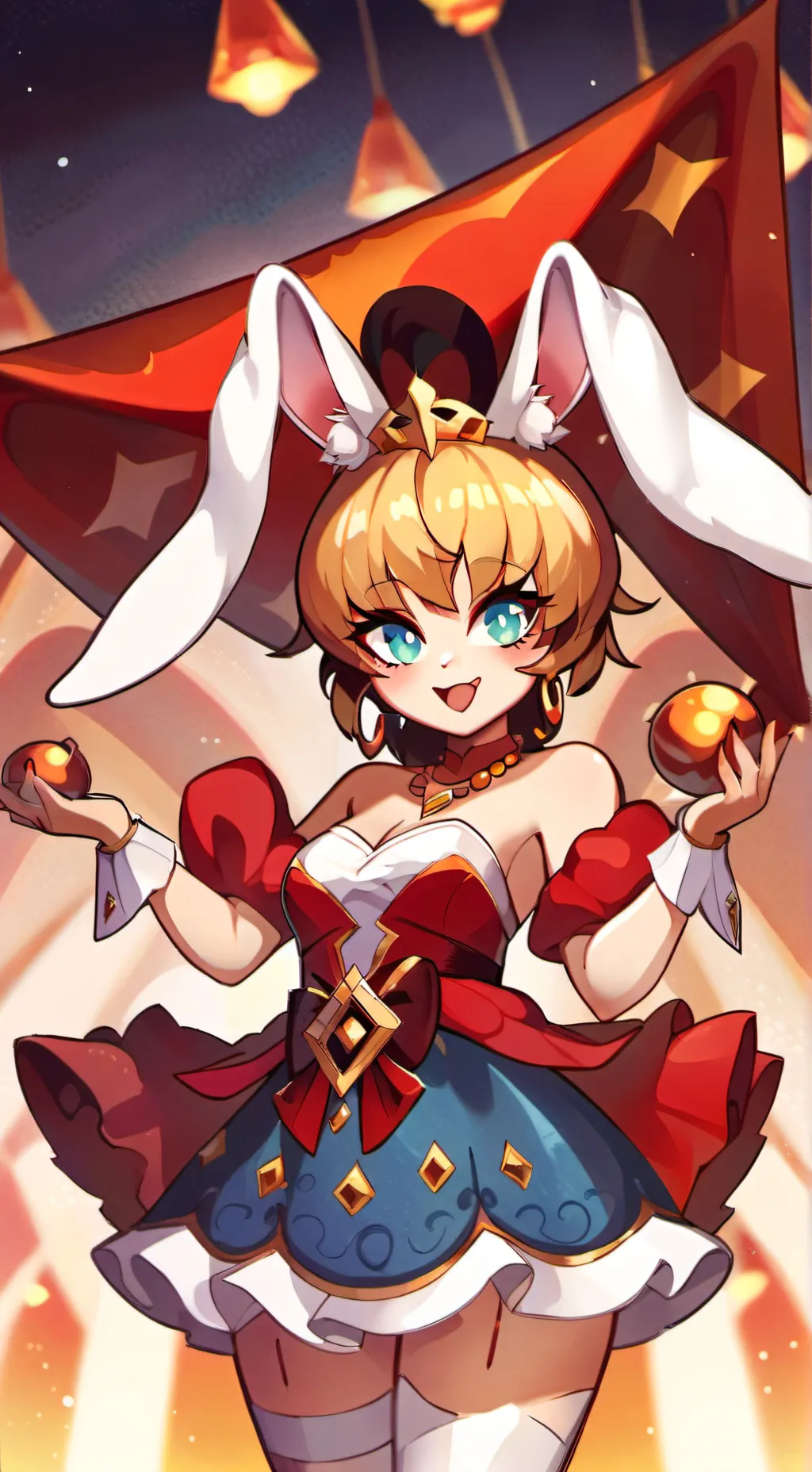 ai character: Valentine Vanilla background