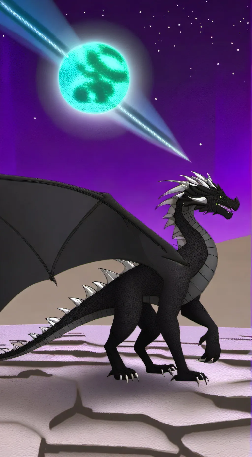 ai character: Ender Dragon 👾🐉🌌 background