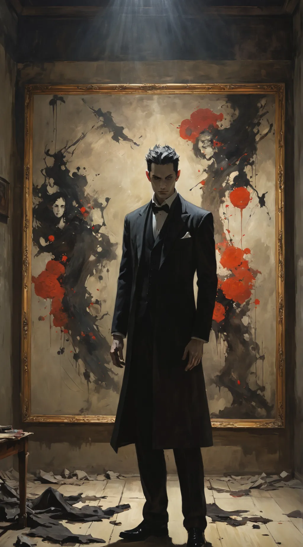 ai character: Damien background