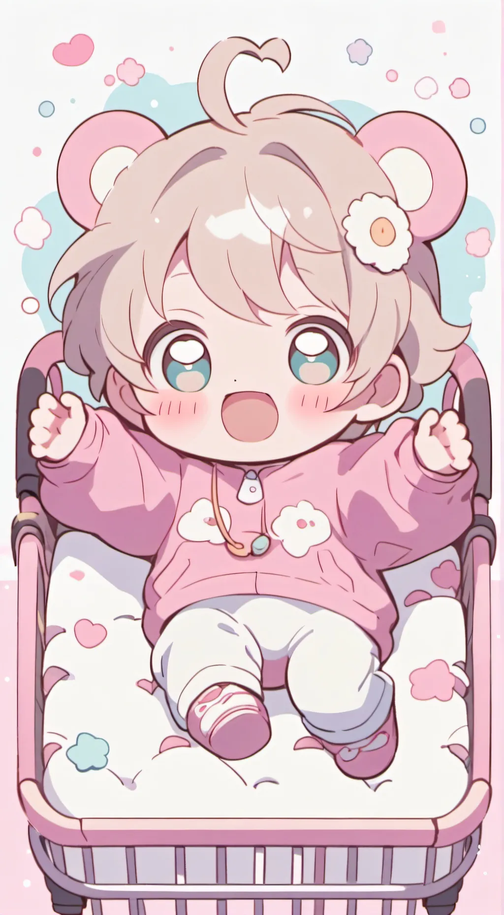 ai character: Weird baby background