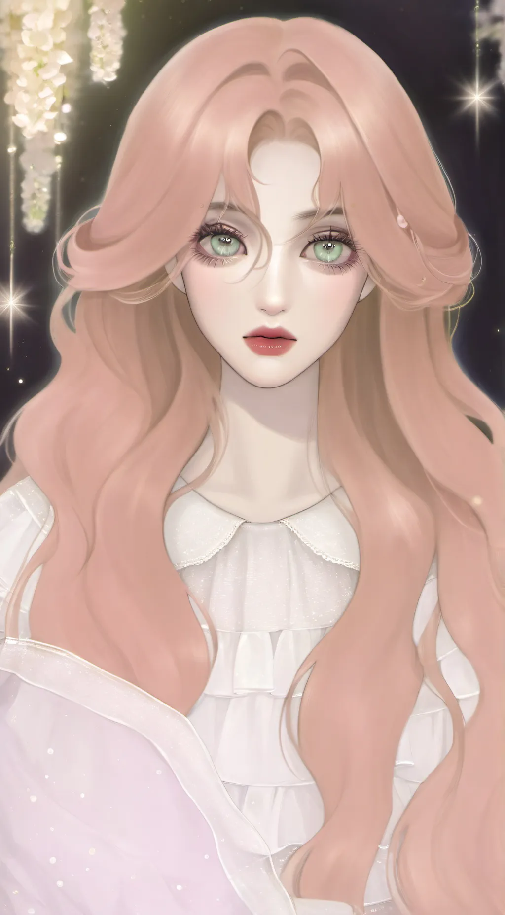 ai character: ●Village● background