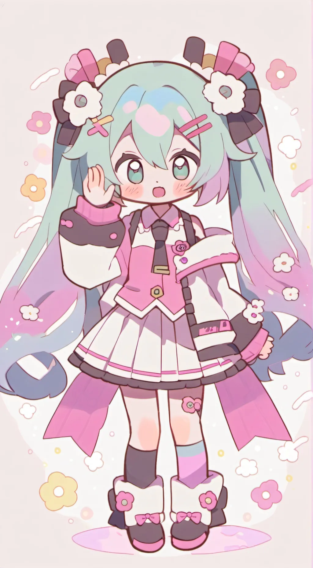 ai character: mezmerizer, yay! background