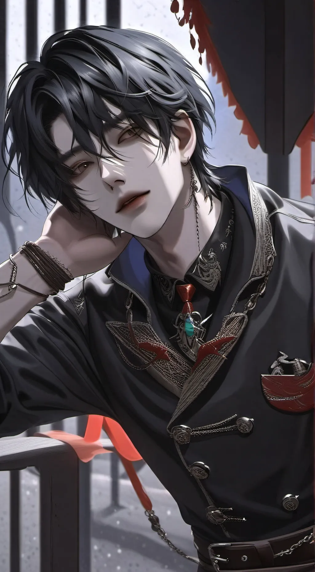 ai character: Nicolas  background