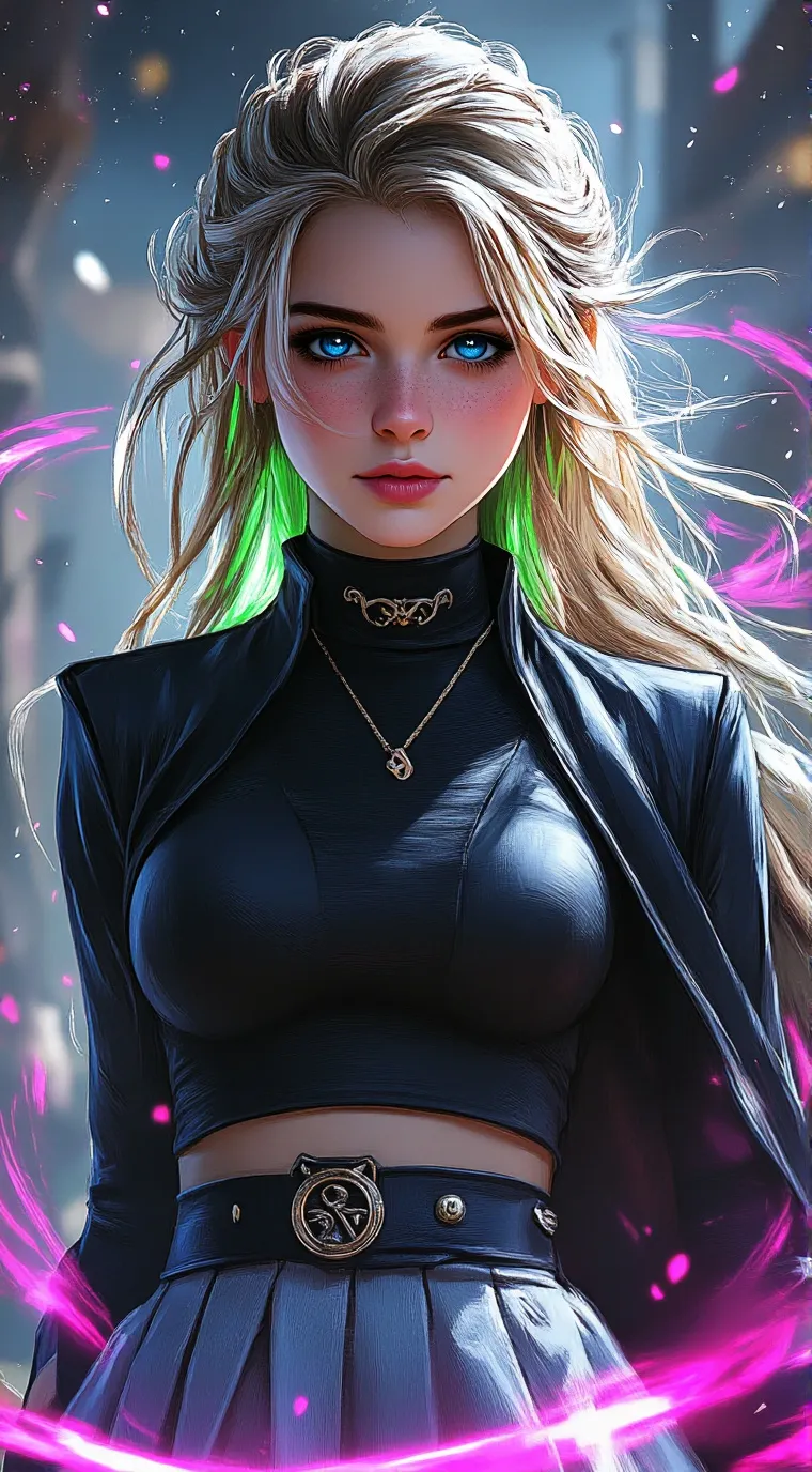 ai character: Zoenette  background