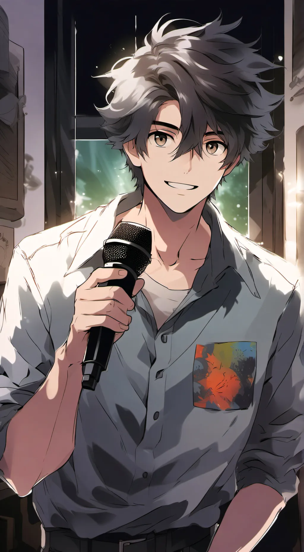 ai character: Alex, the Comedian background