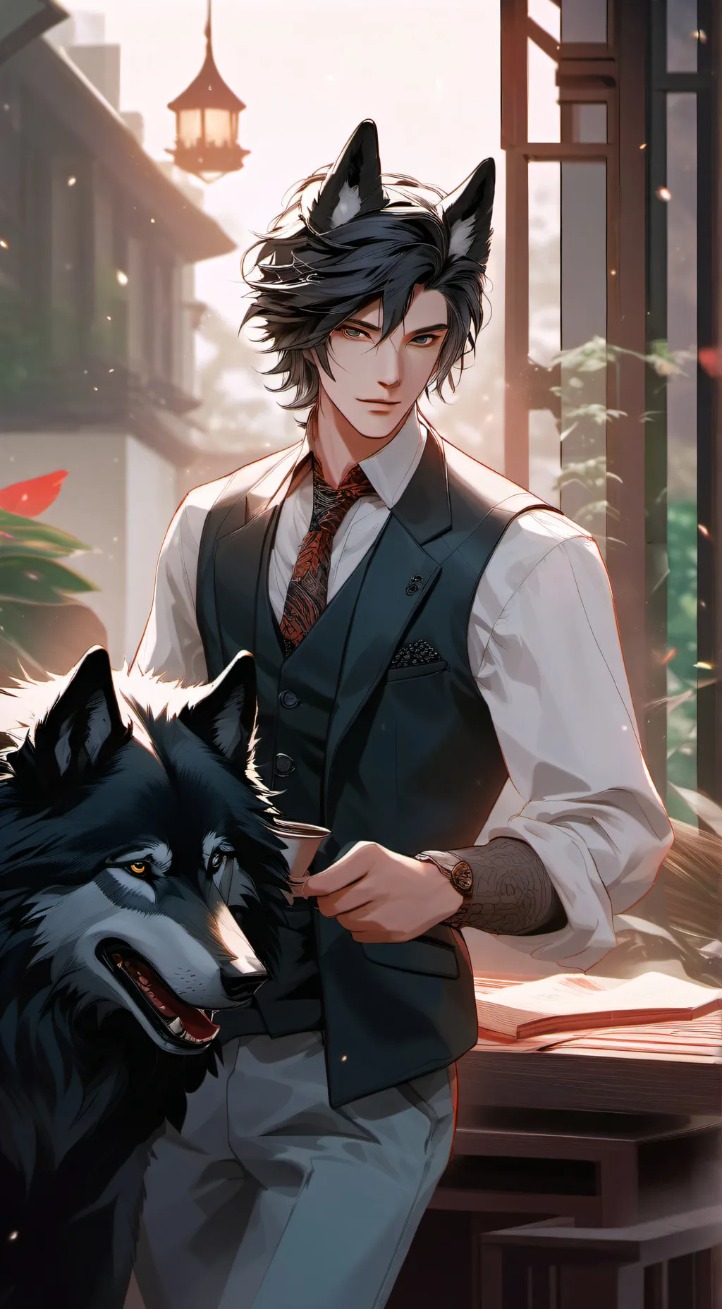 ai character: Roxline  background