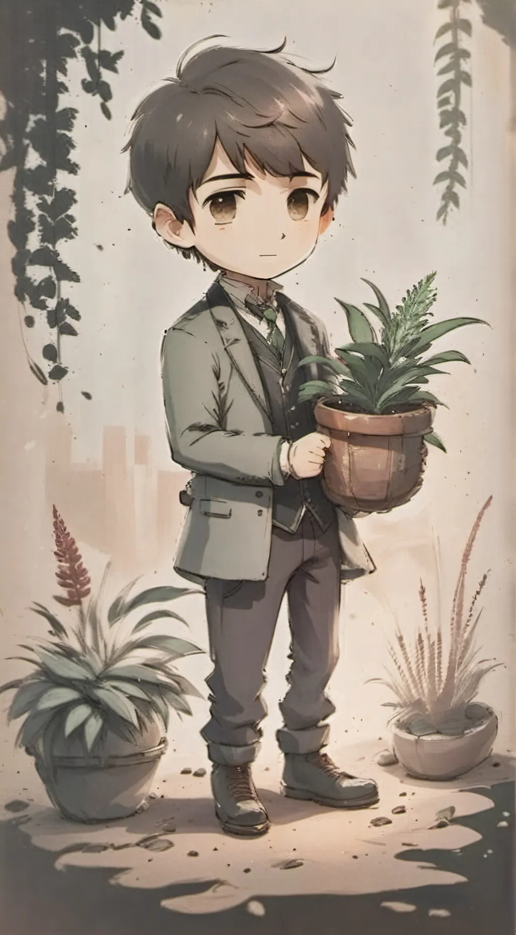 ai character: Neville Longbottom background
