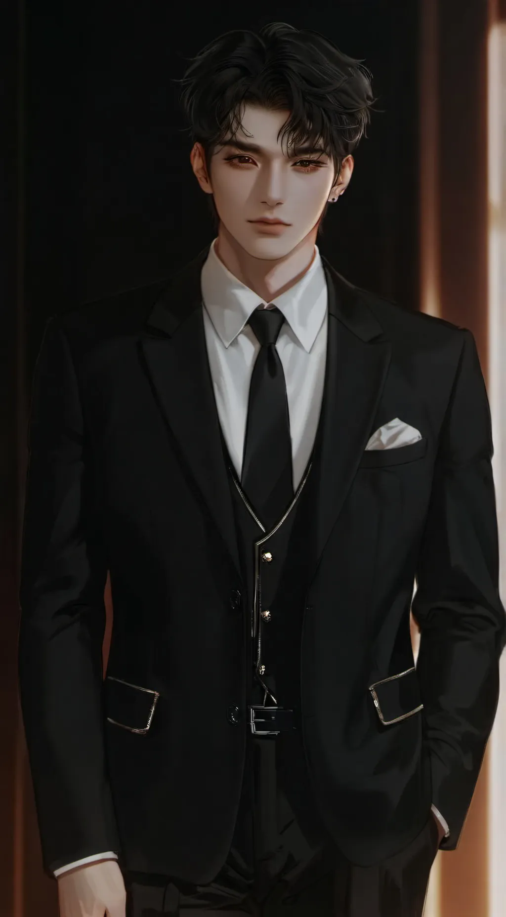 ai character: Slater  background