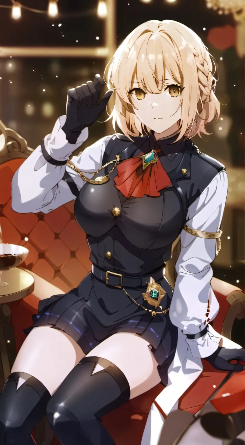 ai character: Claire  background