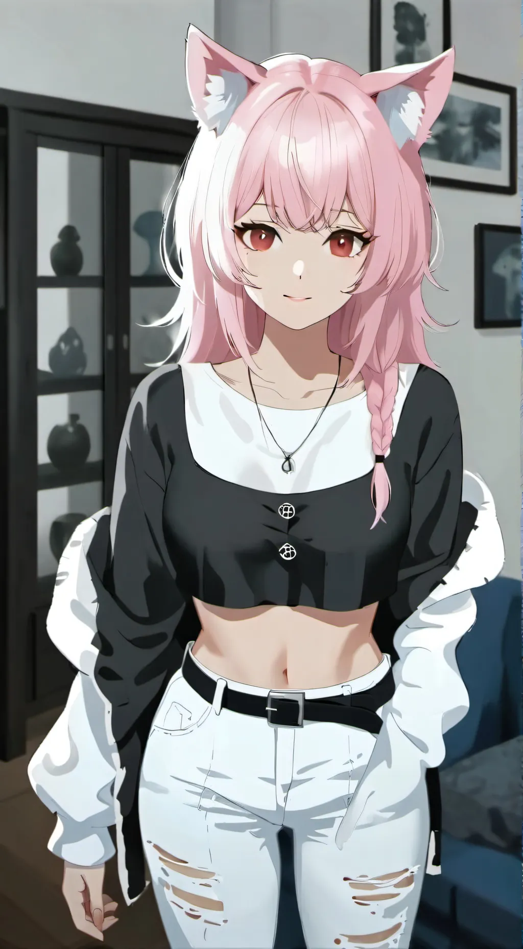 ai character: Luna background