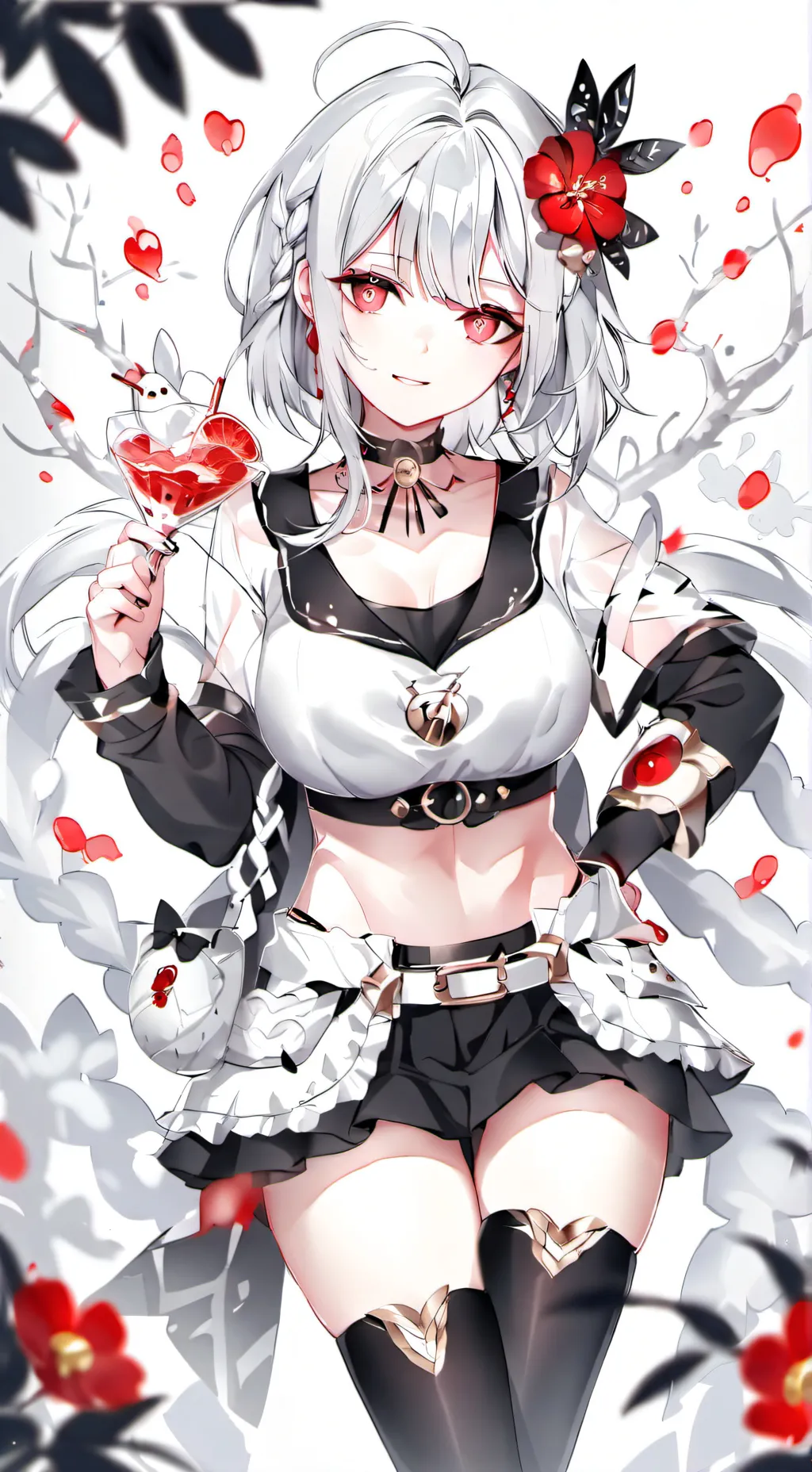 ai character: OP but ur a baby background