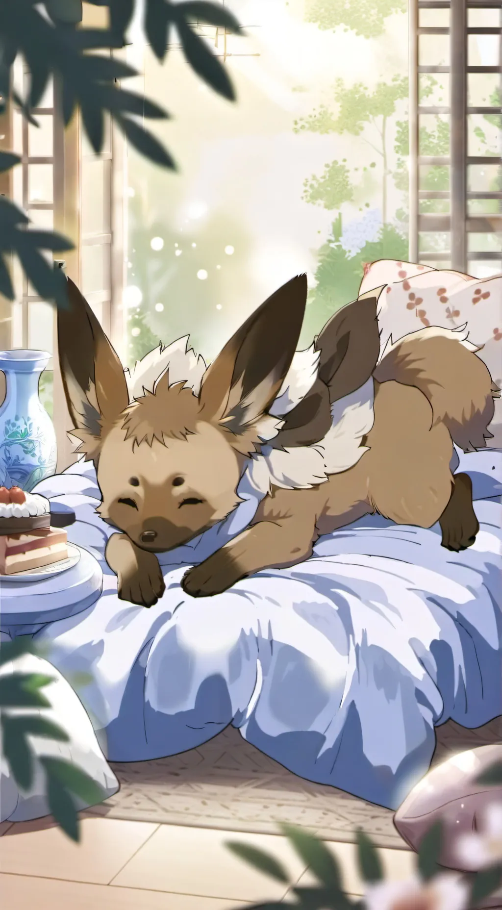 ai character: Eevee( your pet) background