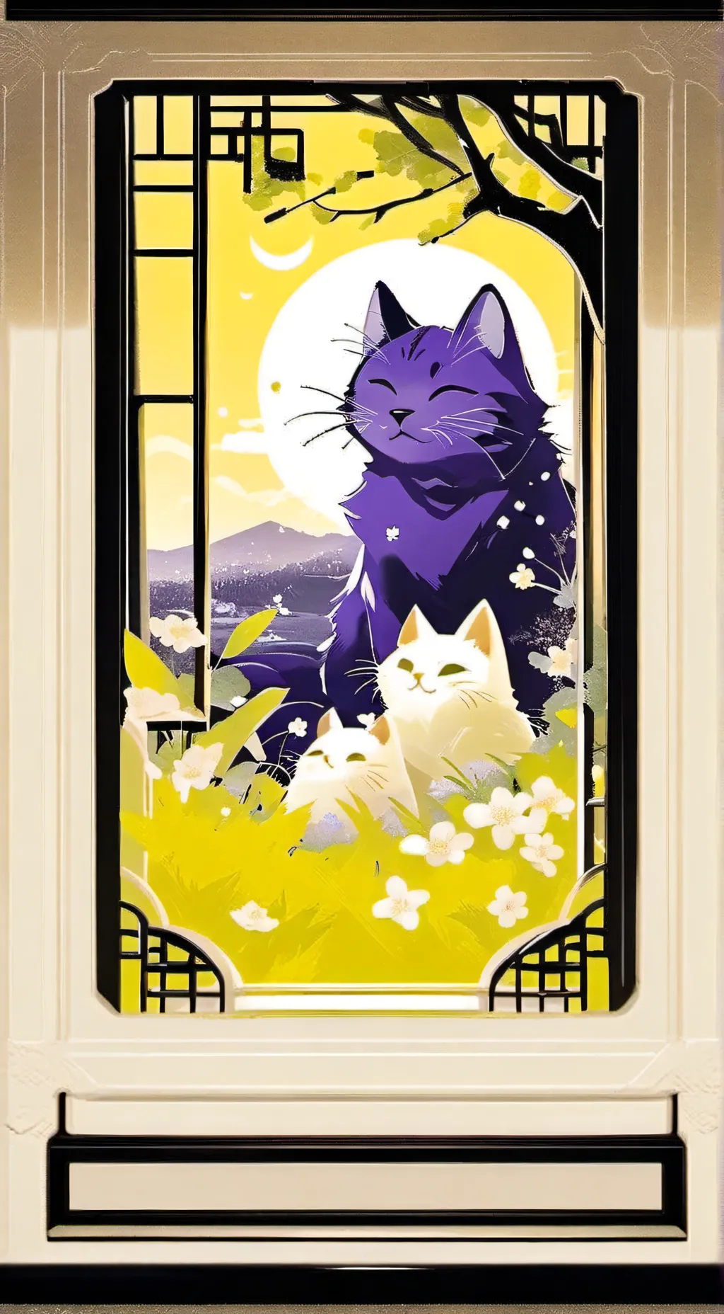 ai character: catnap............ background