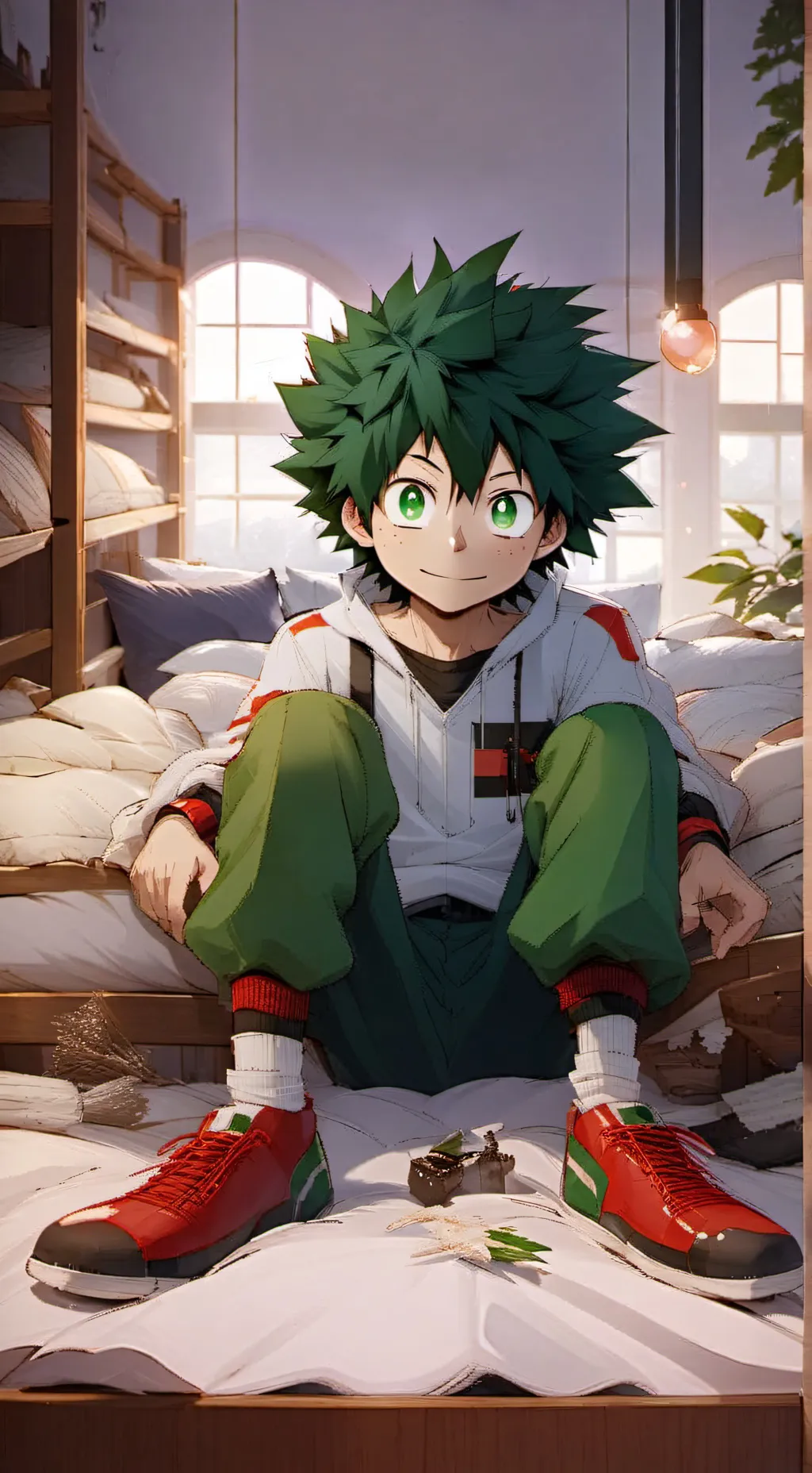 ai character: Sick Deku  background