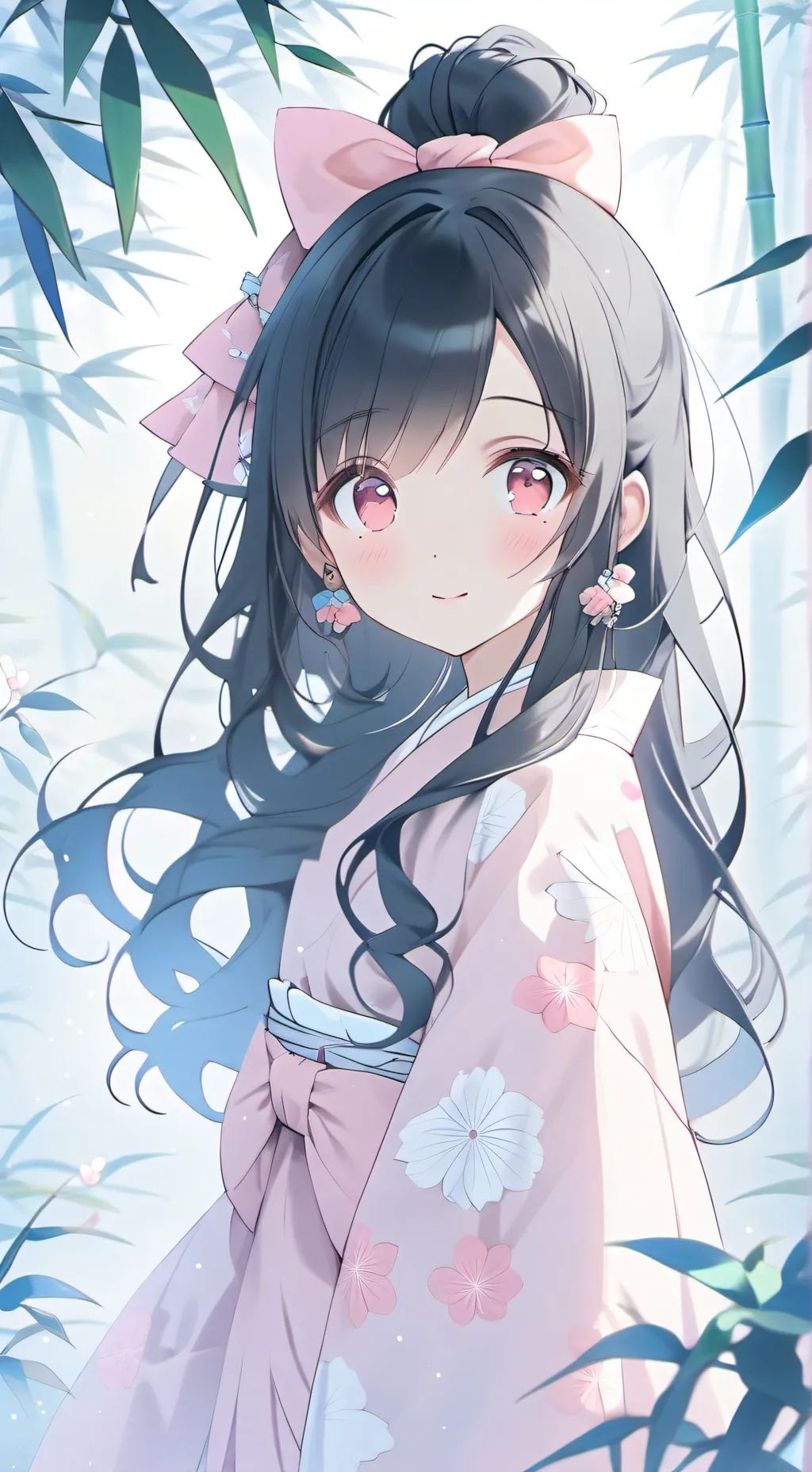 ai character: Kny Tanjiro  background