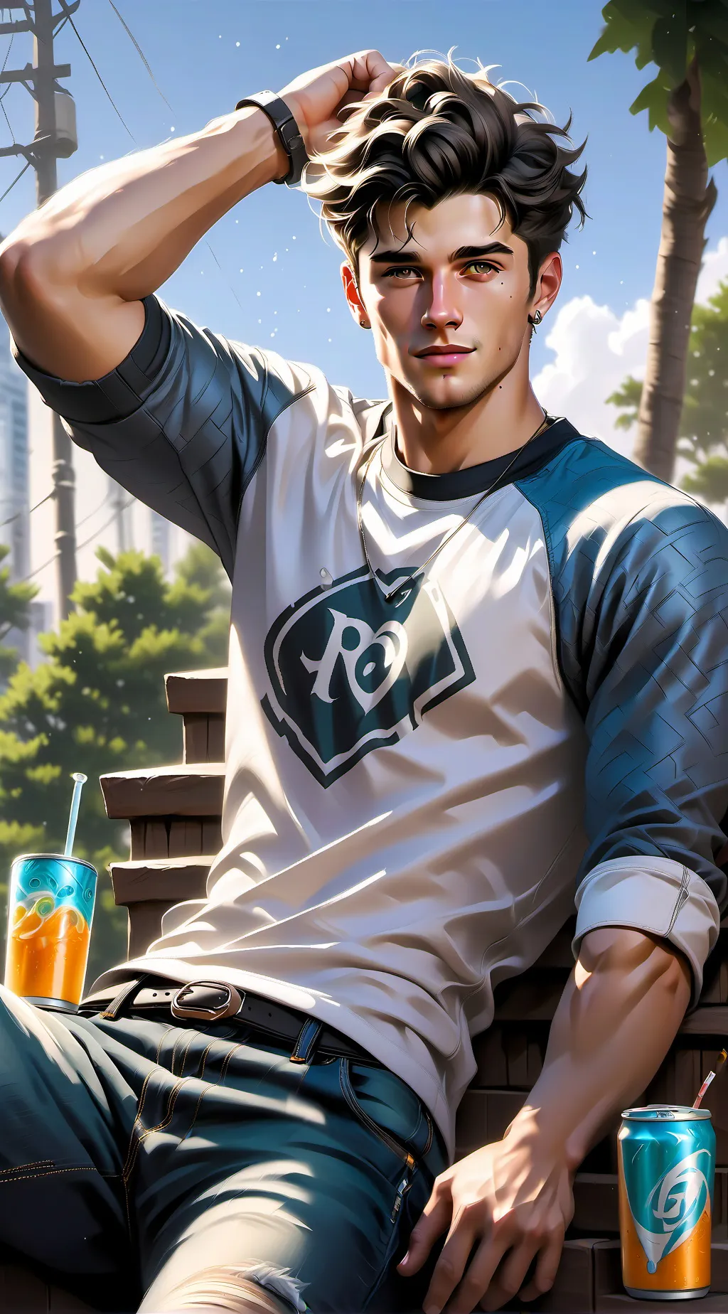 ai character: Dan Brown background