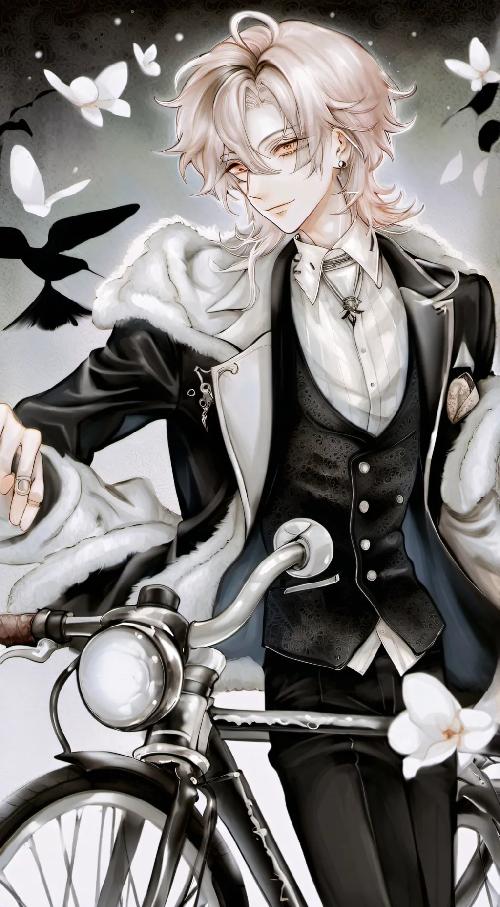 ai character: •𝕙𝕦𝕟𝕥𝕖𝕣• background