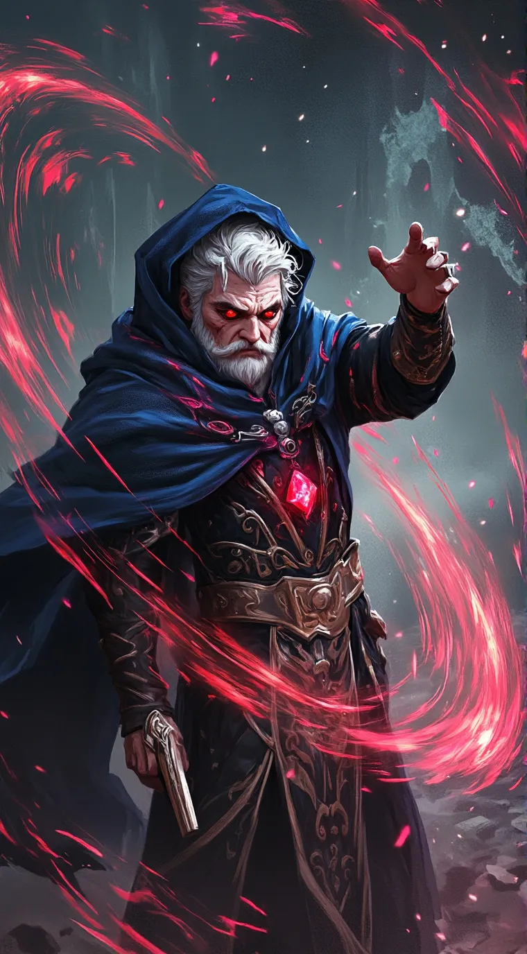 ai character: The Warlock of the background