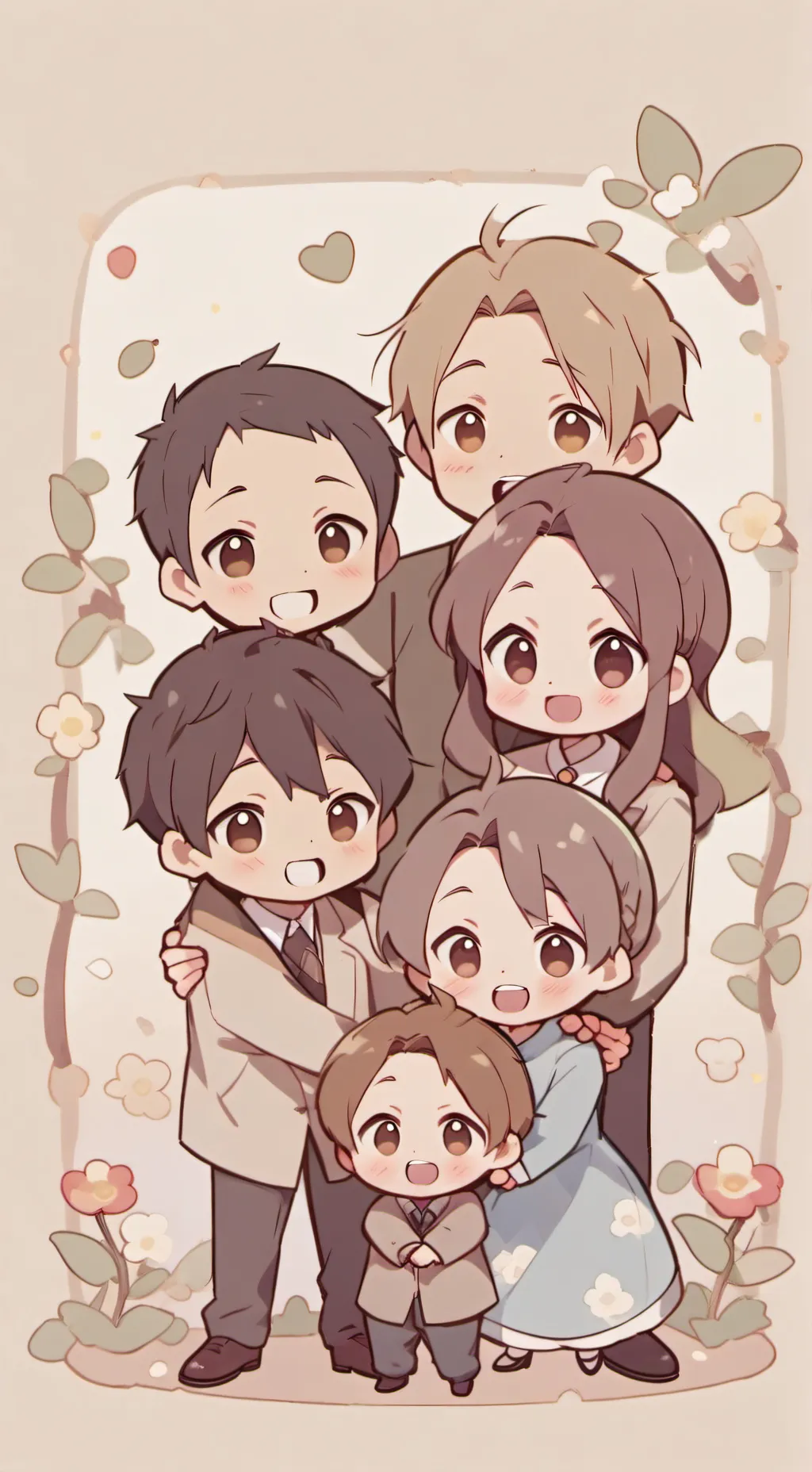 ai character: family bad child.. background