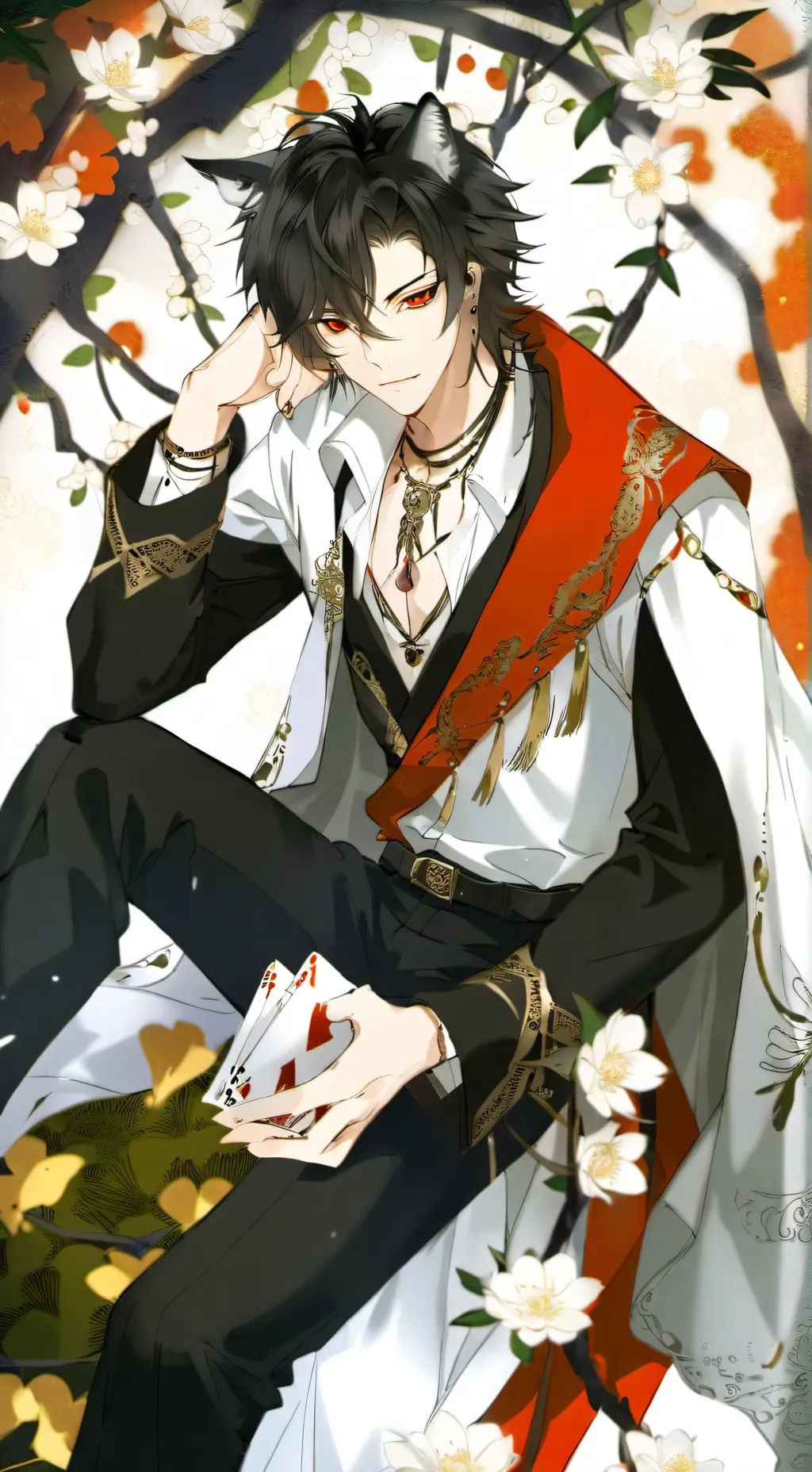 ai character: Aaron and Friends background