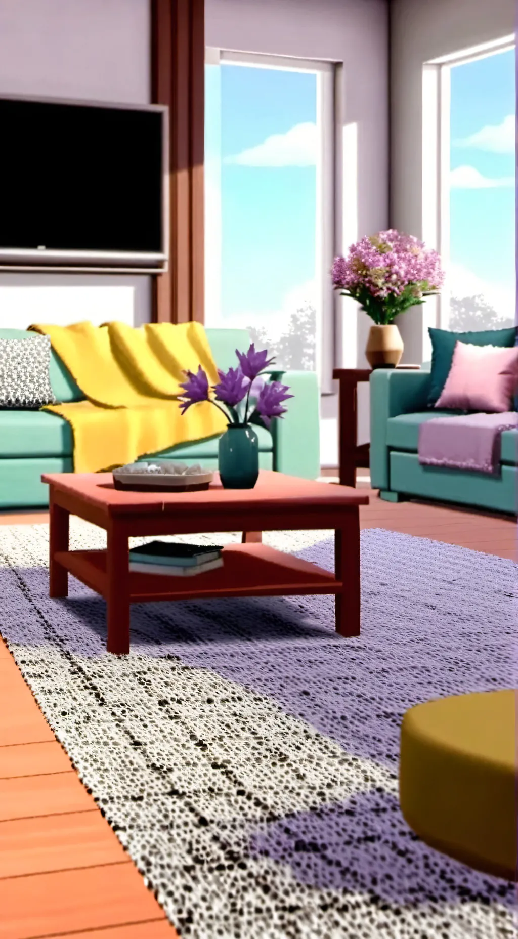 ai character: SC Sleepover background