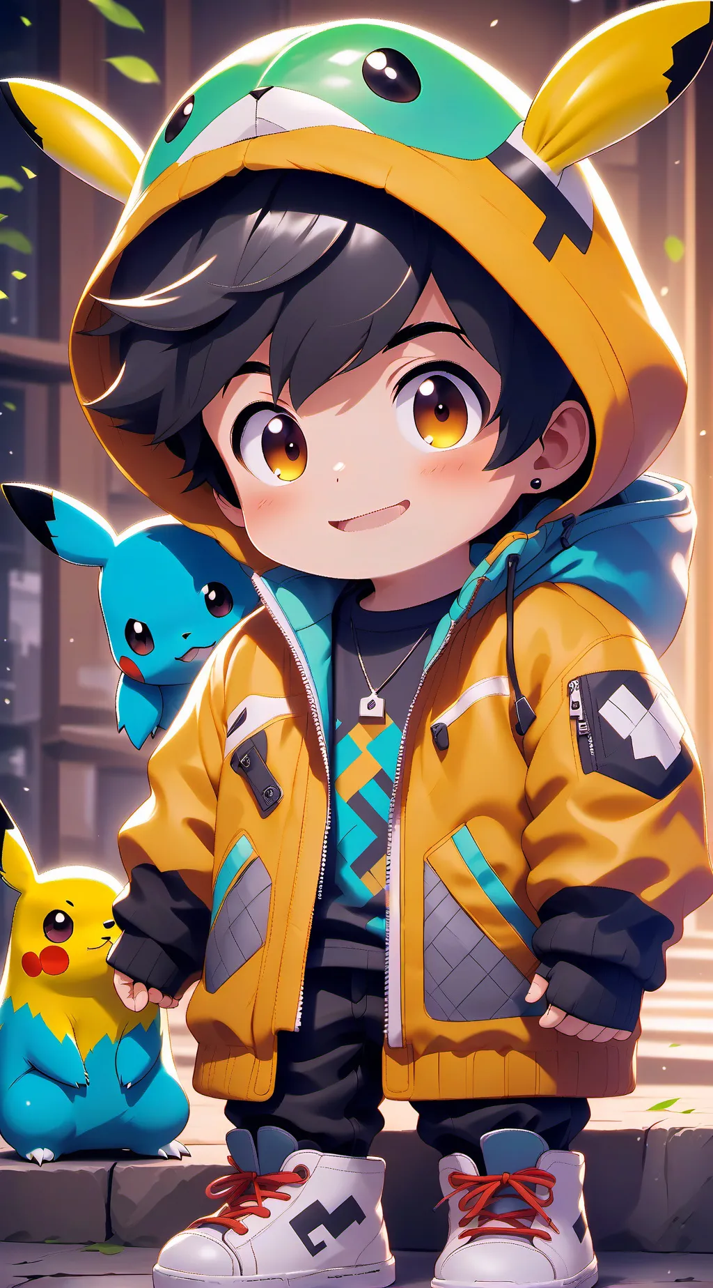 ai character: Zac background