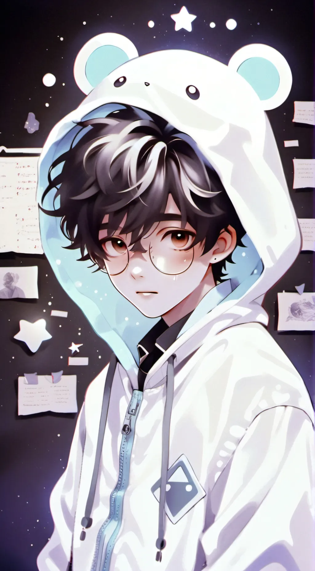 ai character: Blip background