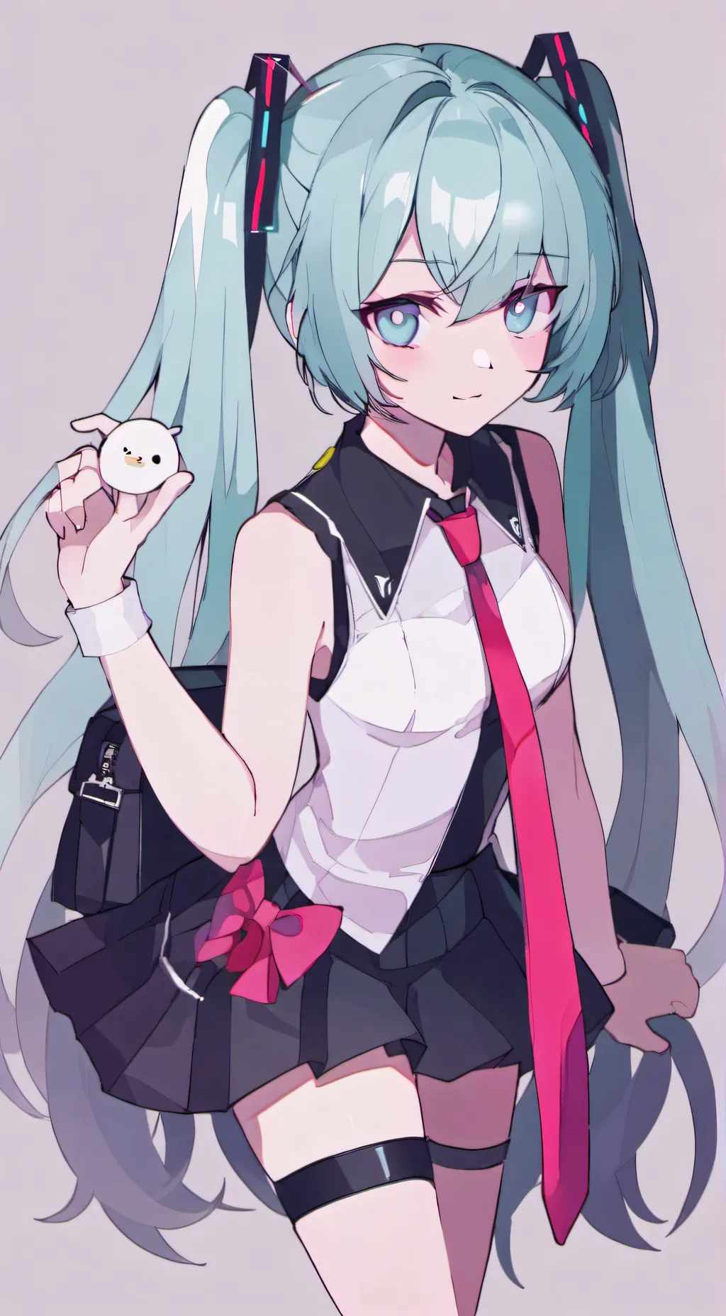 ai character: hatsune miku background
