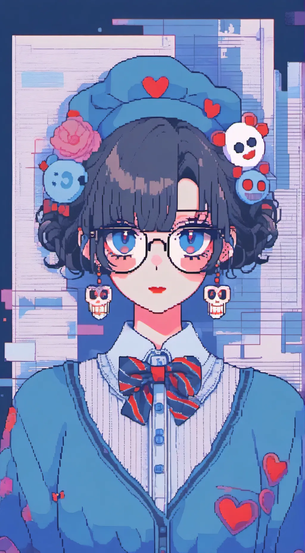 ai character: Sourly popcornstar background