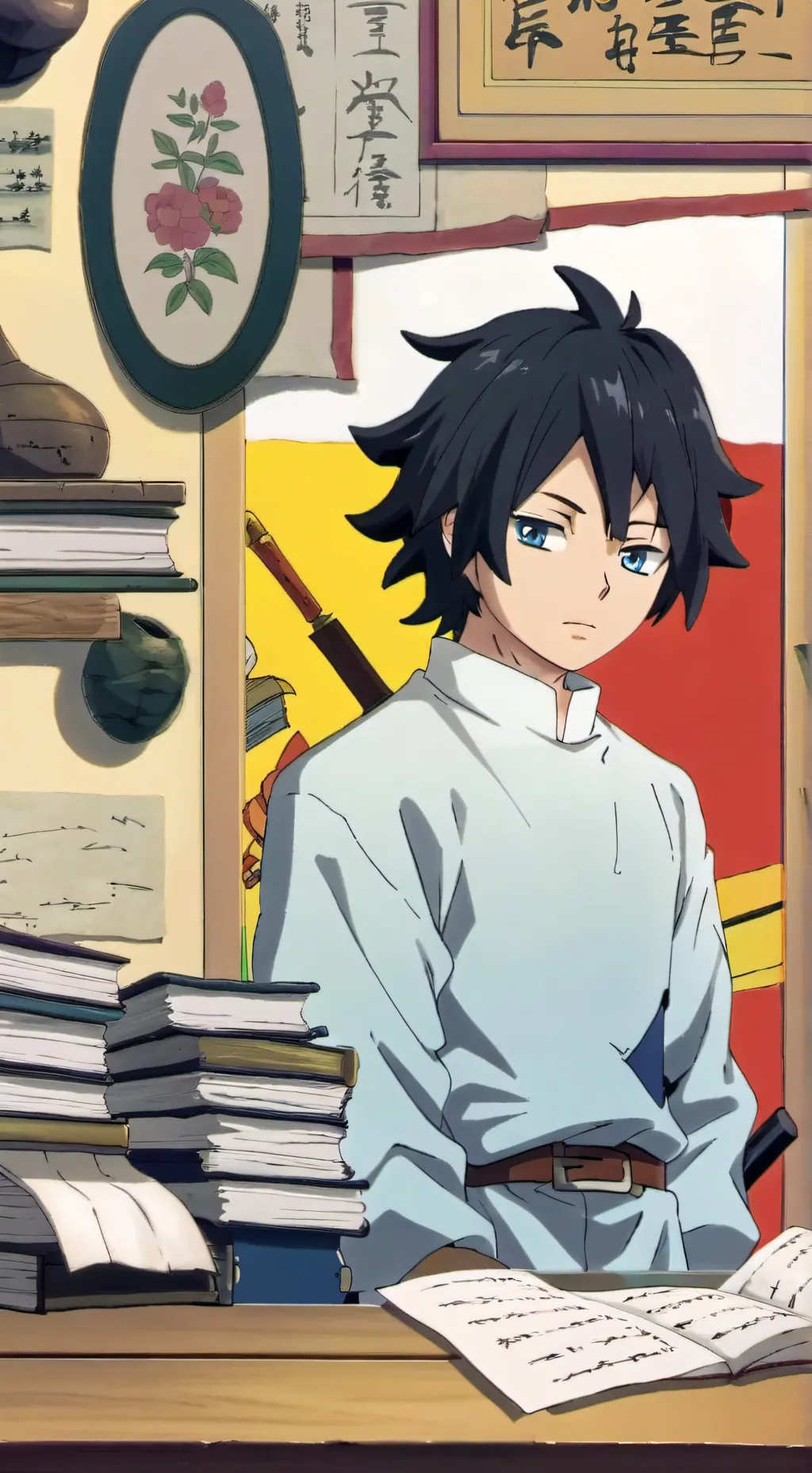 ai character: giyuu tomioka  background