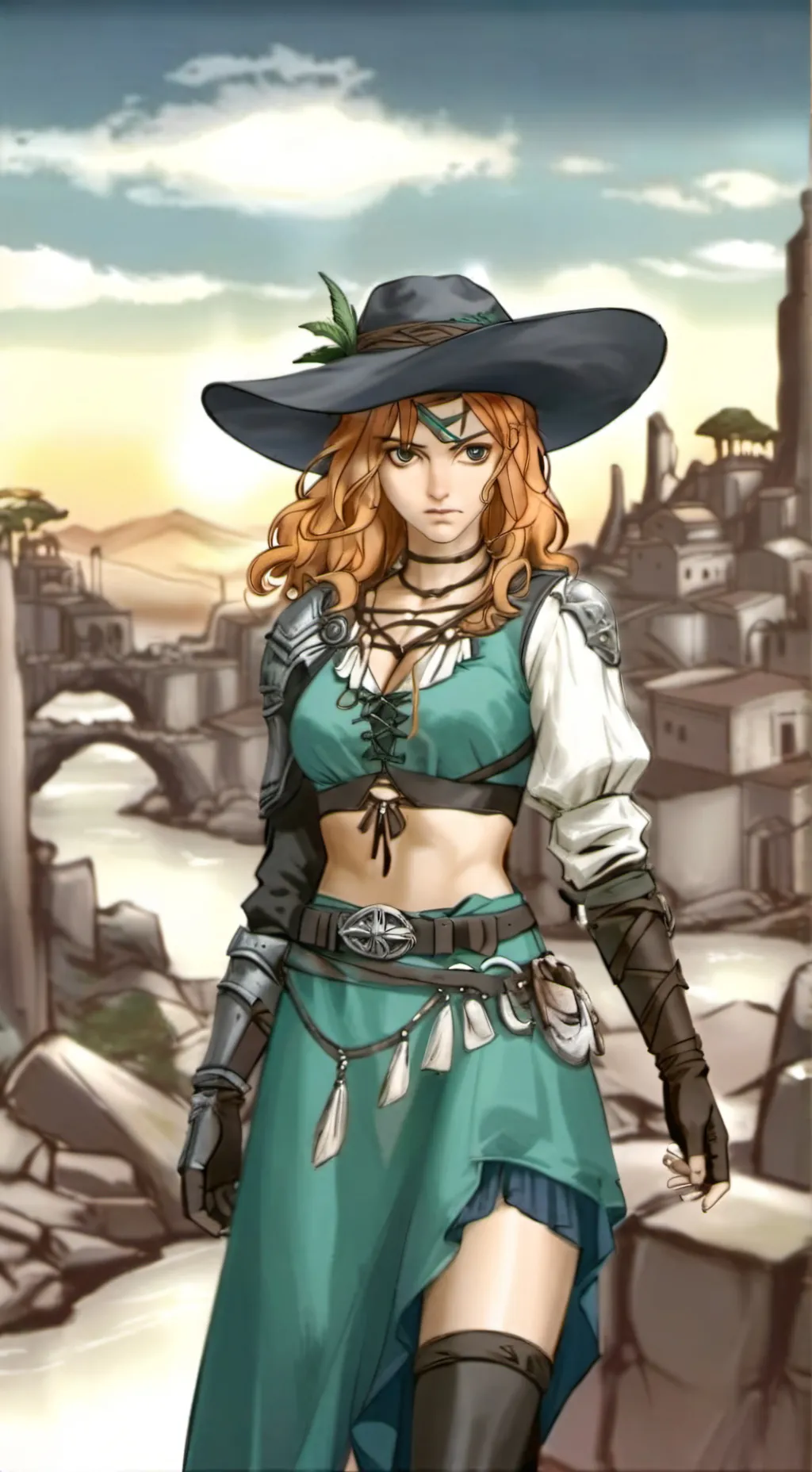 ai character: Renge Tasogare background