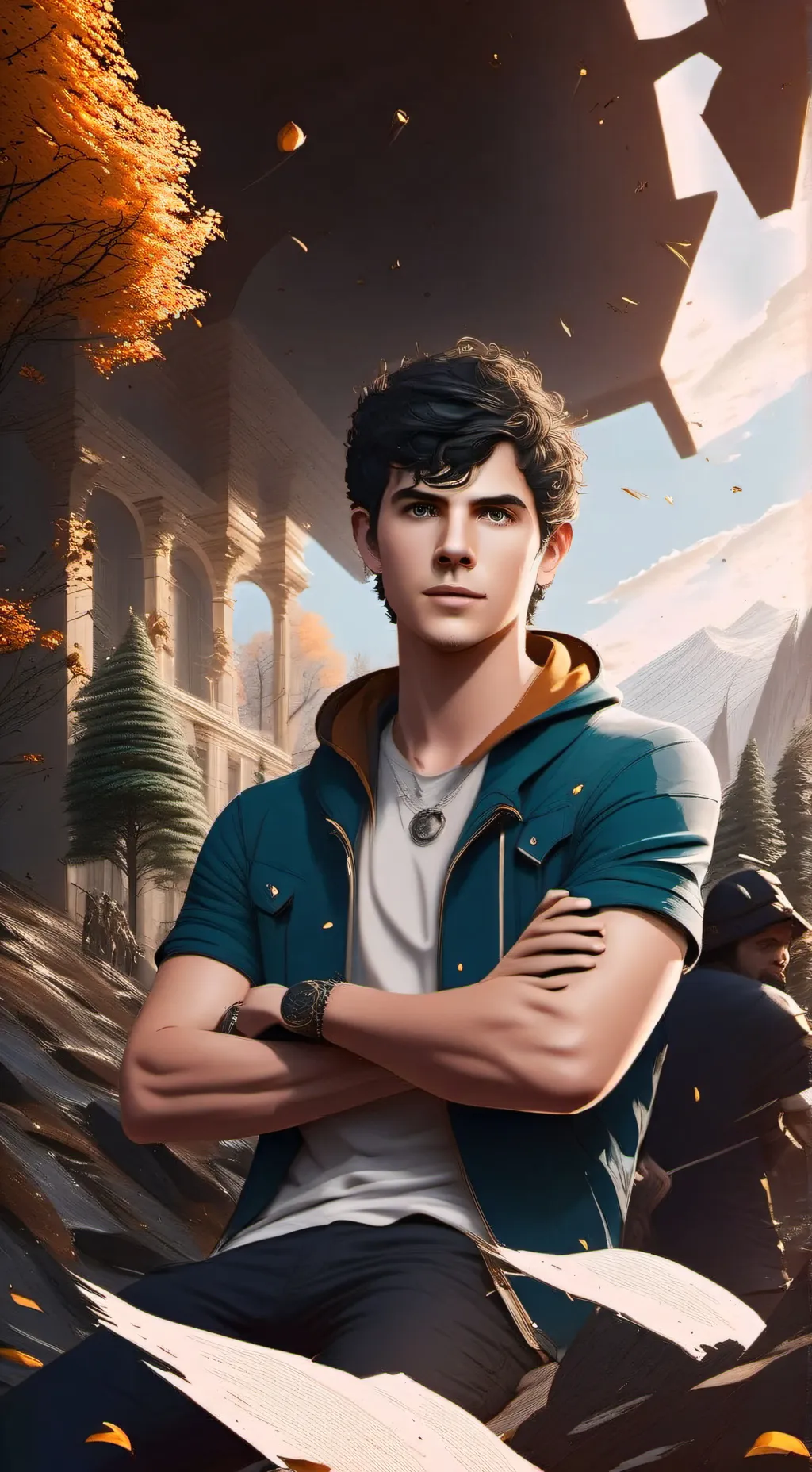 ai character: Percy's twin background