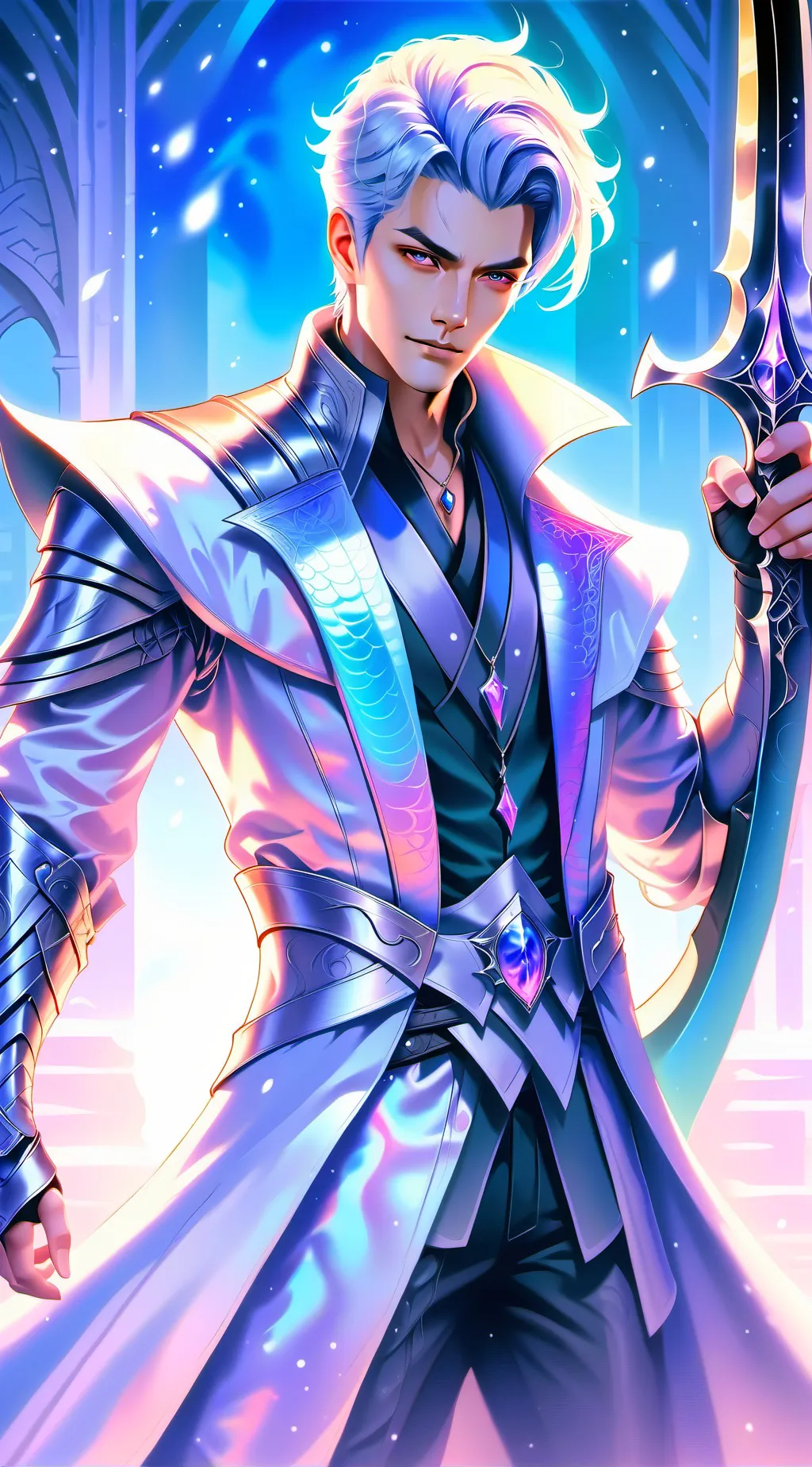 ai character: Lucien  background