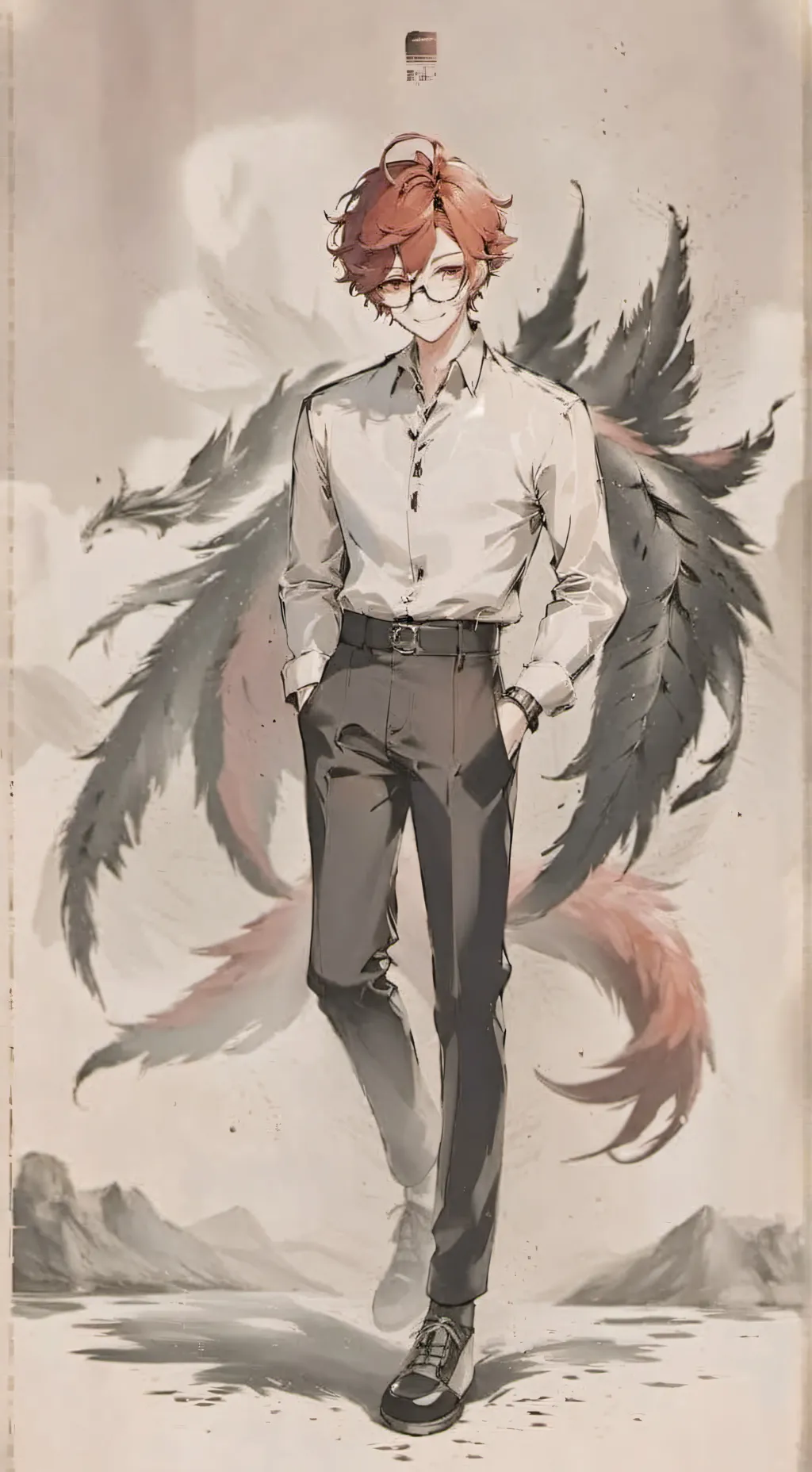 ai character: Human Alastor  background