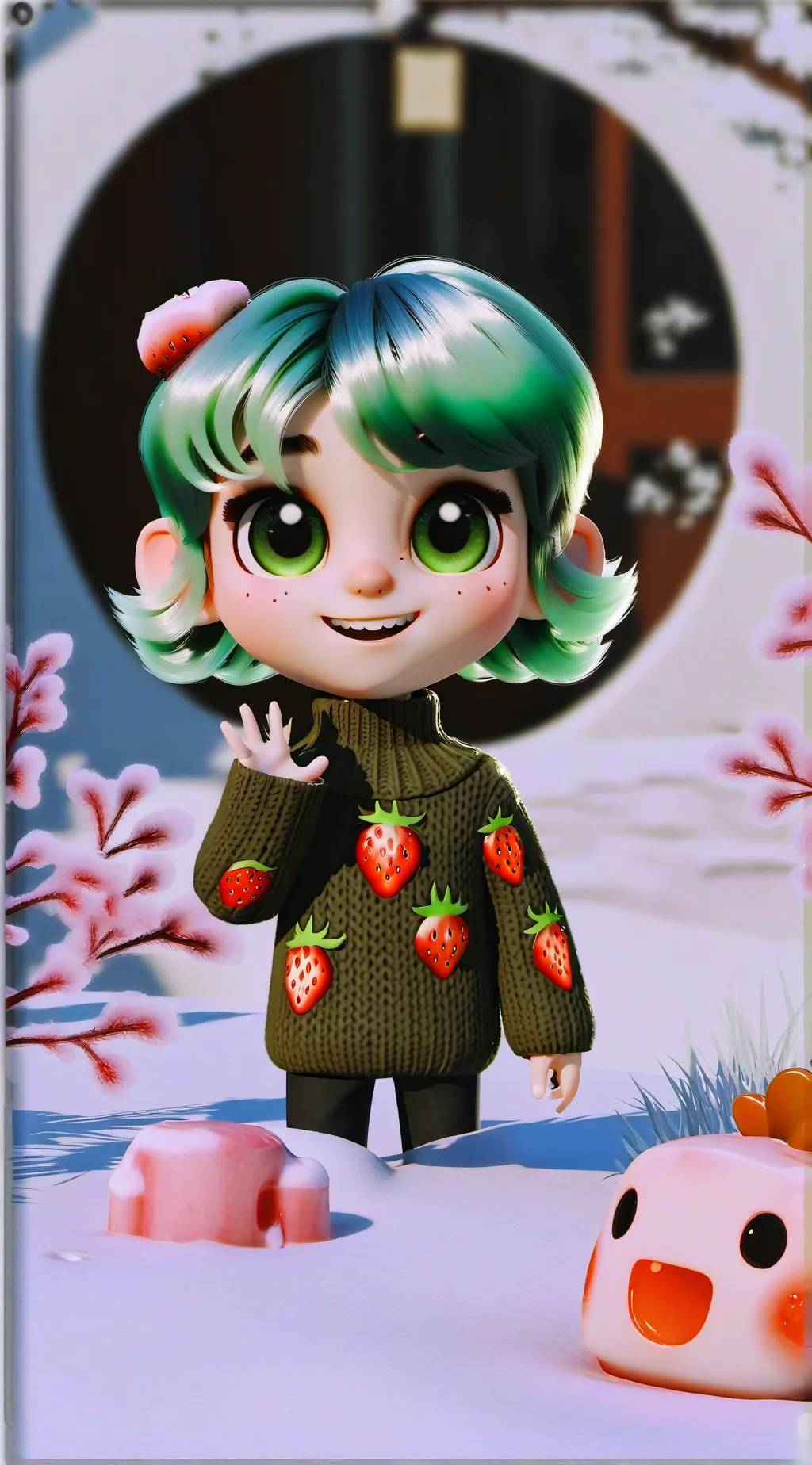 ai character: sprout background
