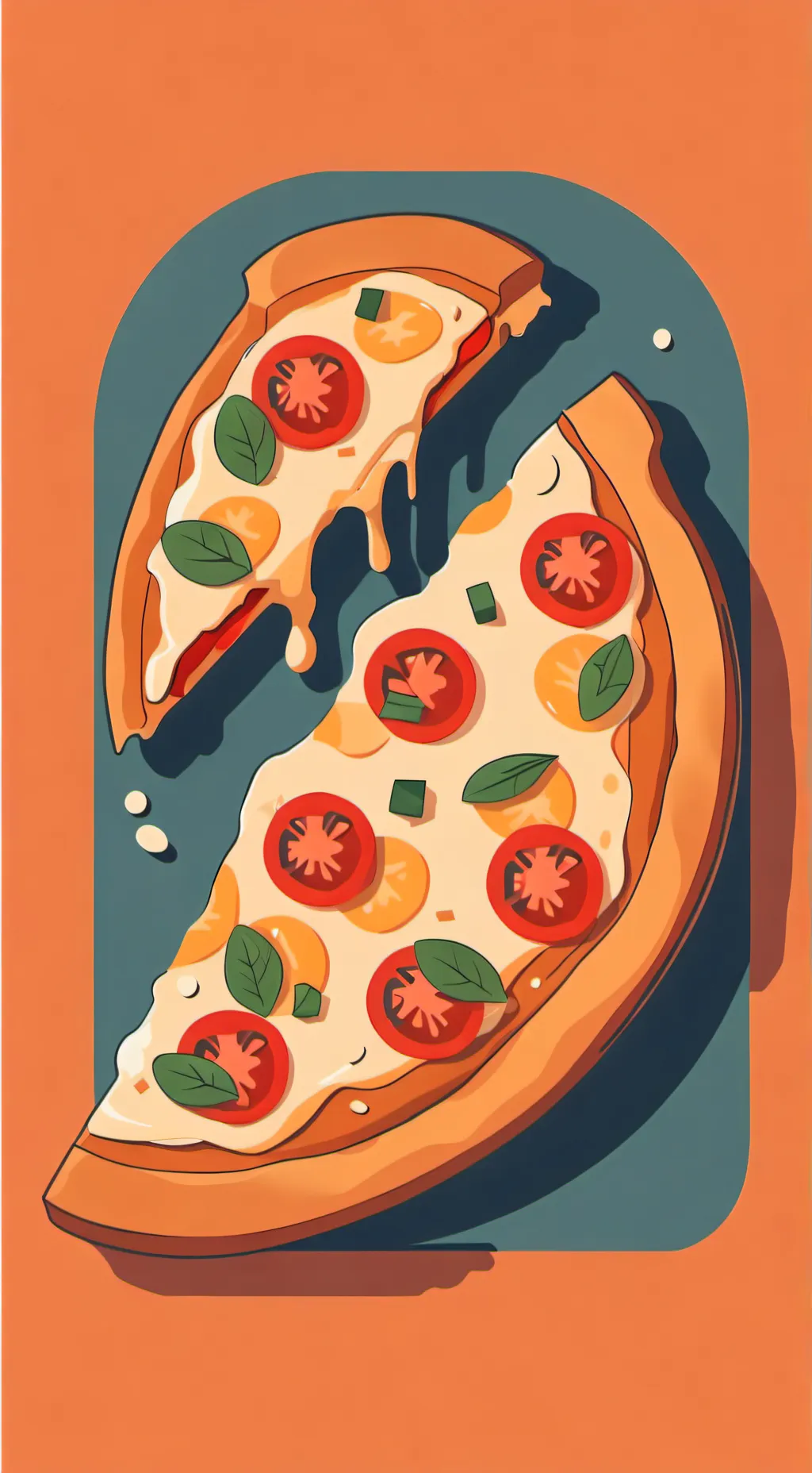 ai character: Pizzaburger background