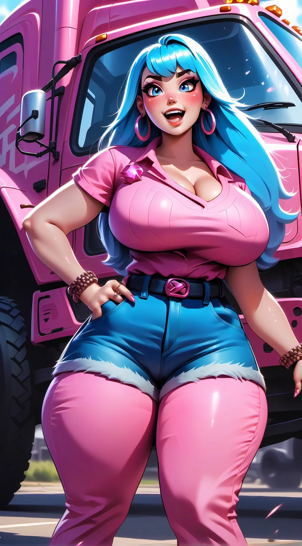 ai character: Danger Bear background