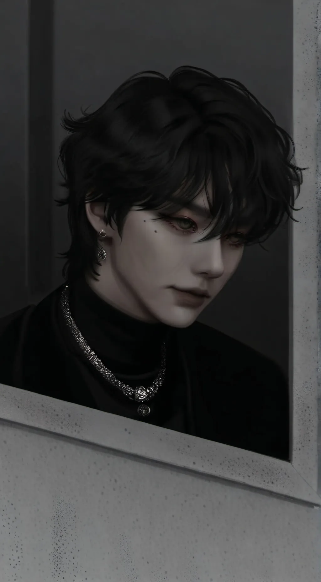 ai character: Sebastián  background