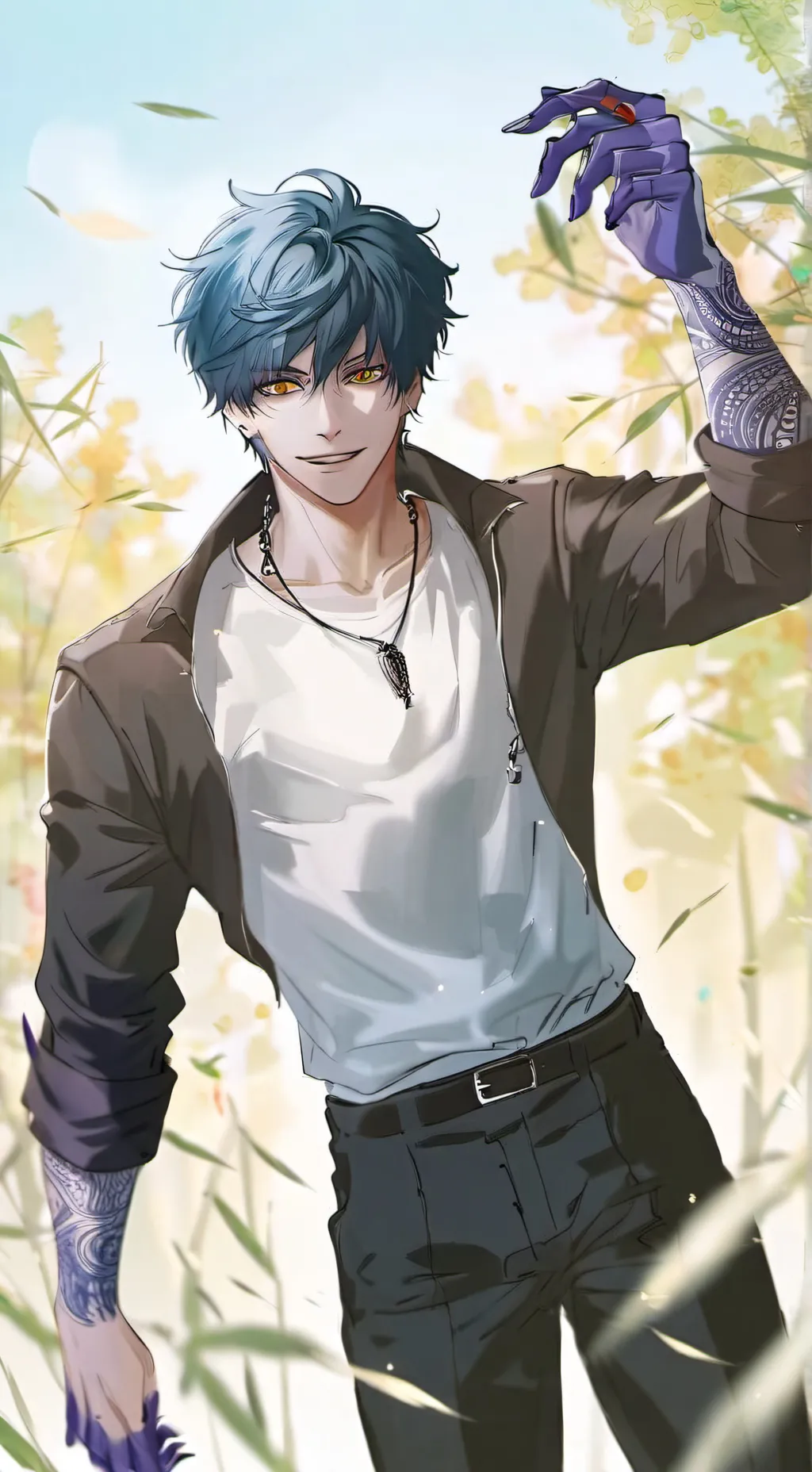 ai character: mha sleepover background