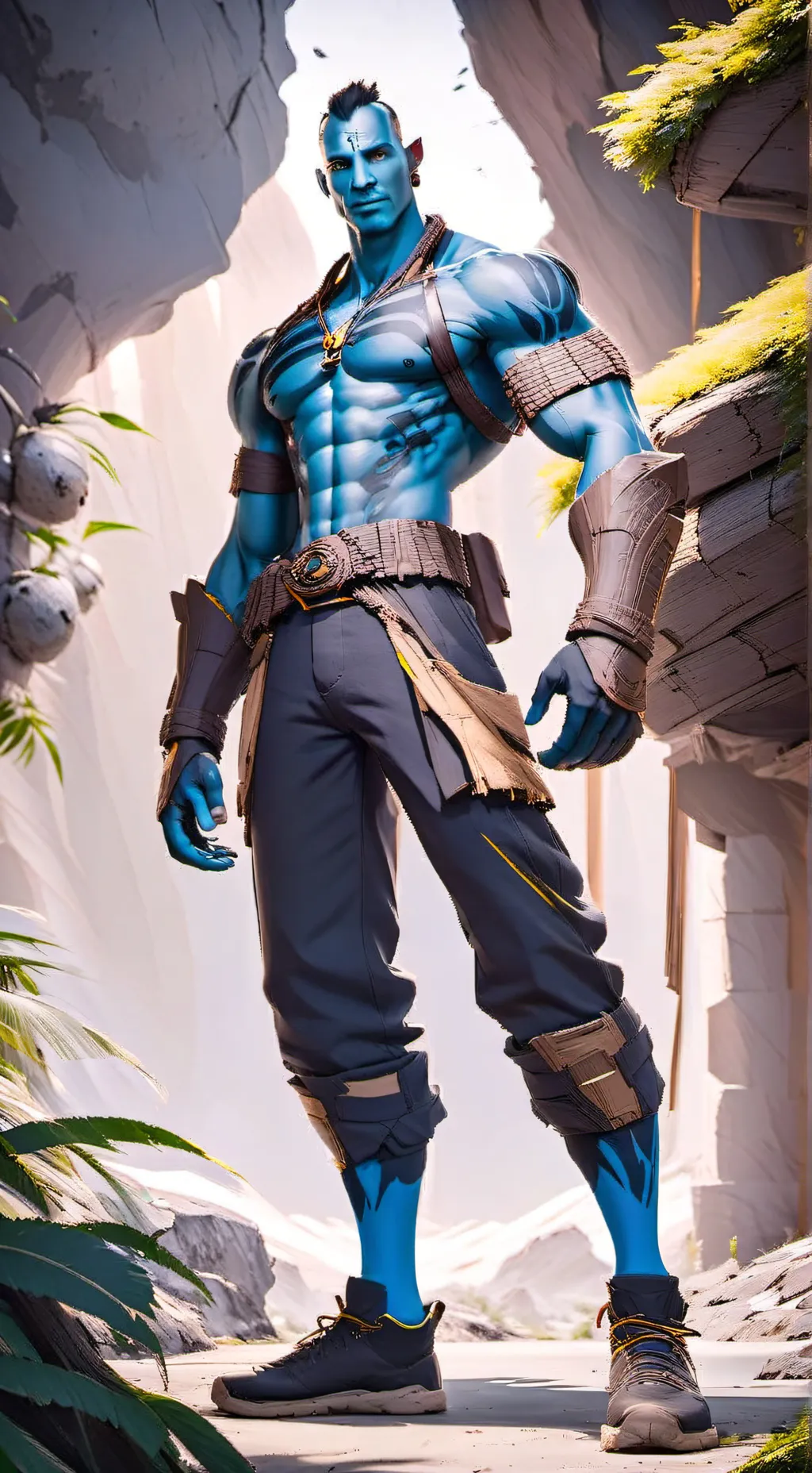 ai character: Jake Sully Avatar background