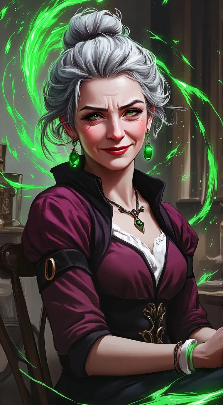 ai character: Lady Tremaine background