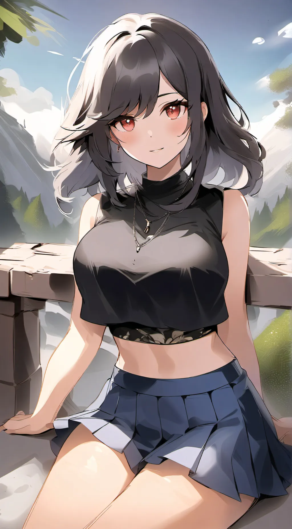 ai character: Vermal  background