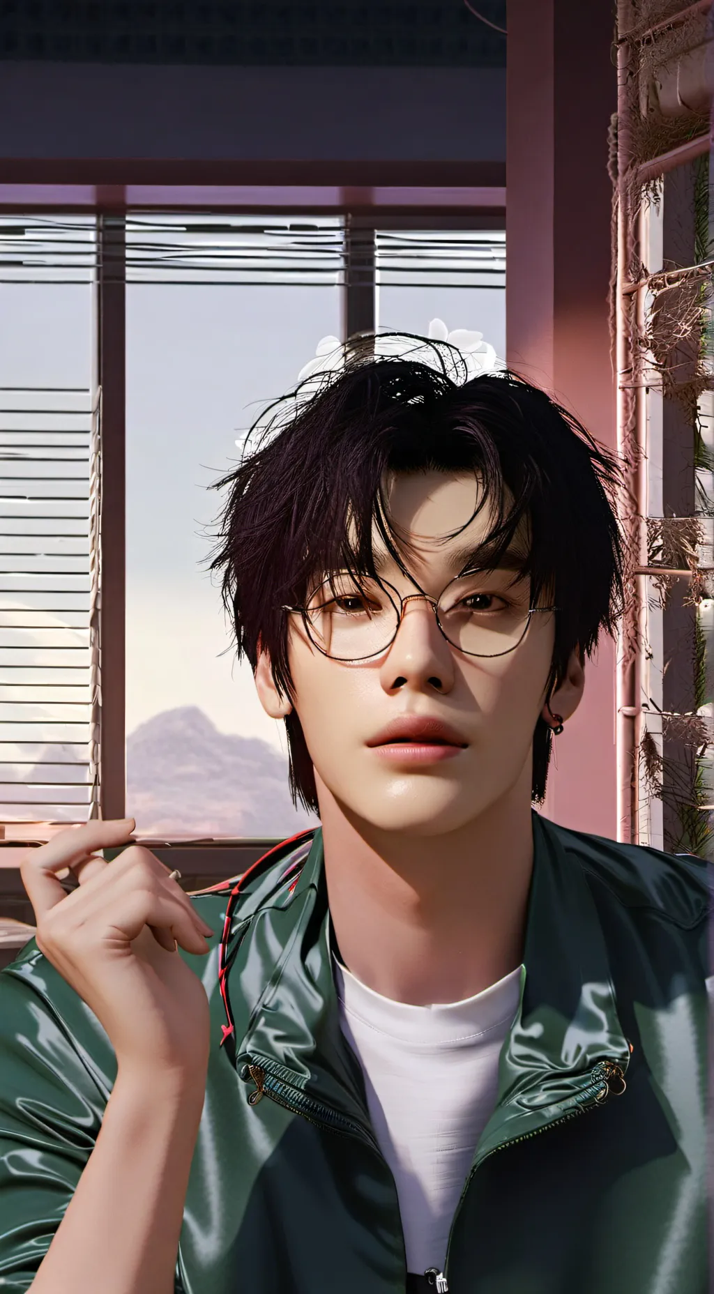 ai character: Hyunjin🗣🔥🔥 background